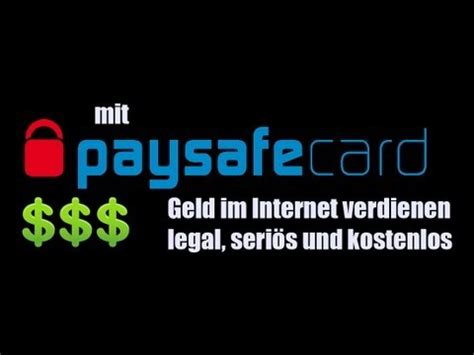 paysafecard verdienen|HowTo: Paysafe Card (PSC) legal, kostenlos und seriös。